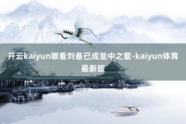 开云kaiyun眼看刘备已成瓮中之鳖-kaiyun体育最新版